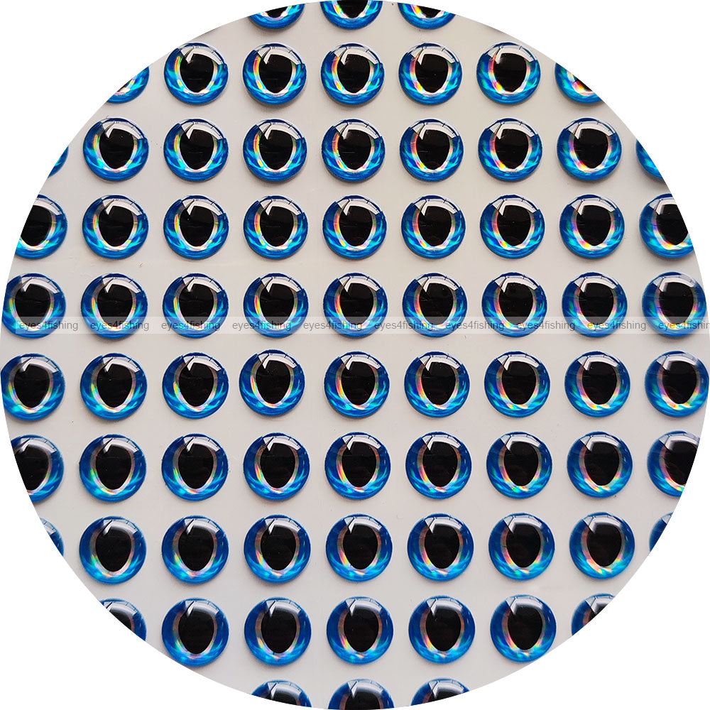 3D Blue.Pearl / 600pcs Soft Molded 3D Holographic Fish Eyes, Fly Tying, Jig, Lure Making, 3mm 4mm 5mm 6mm 7mm 8mm 9mm