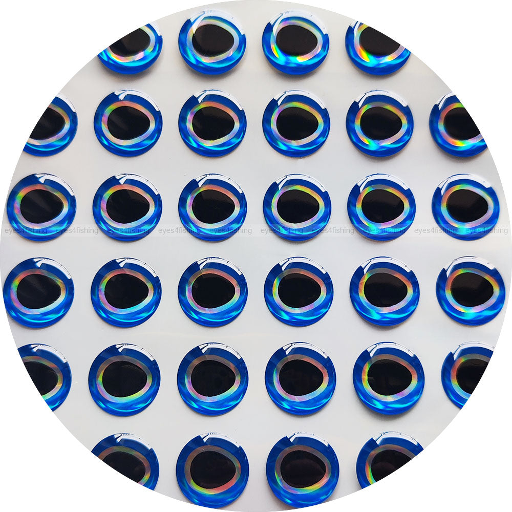 3D Blue.Pearl (>=10mm) / Soft Molded Holographic Fish Eyes 10mm 12mm 15mm 30mm blue pearl