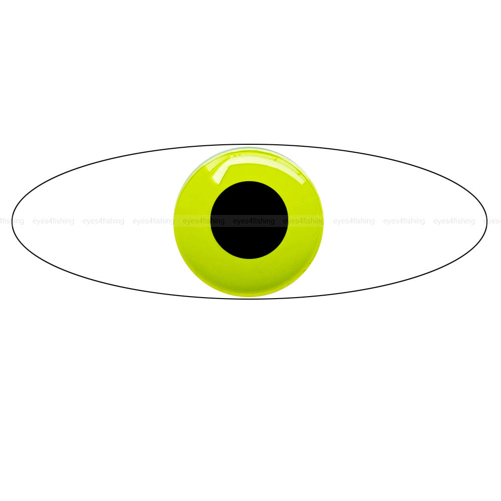 3D Fluorescent Lime / 600pcs 3D Soft Molded Fish Eyes, Fly Tying, Jig, Lure Making, 3mm 4mm 5mm 6mm 7mm 8mm 9mm