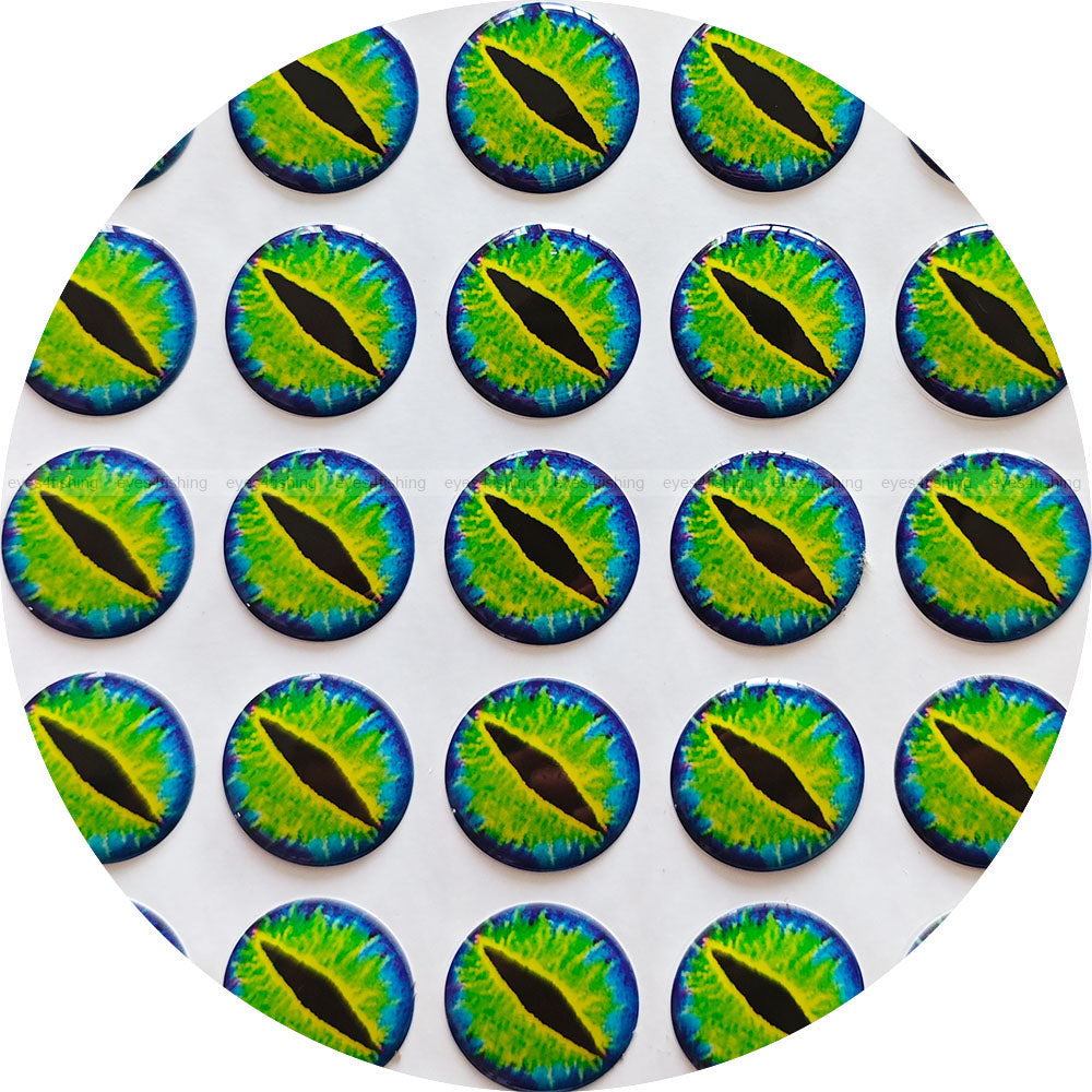 3D #G01-1 (>=10mm) / Soft Molded Domed Fish Eyes, Fly Tying, Jig, Lure Making, 15mm, 19mm, 20mm
