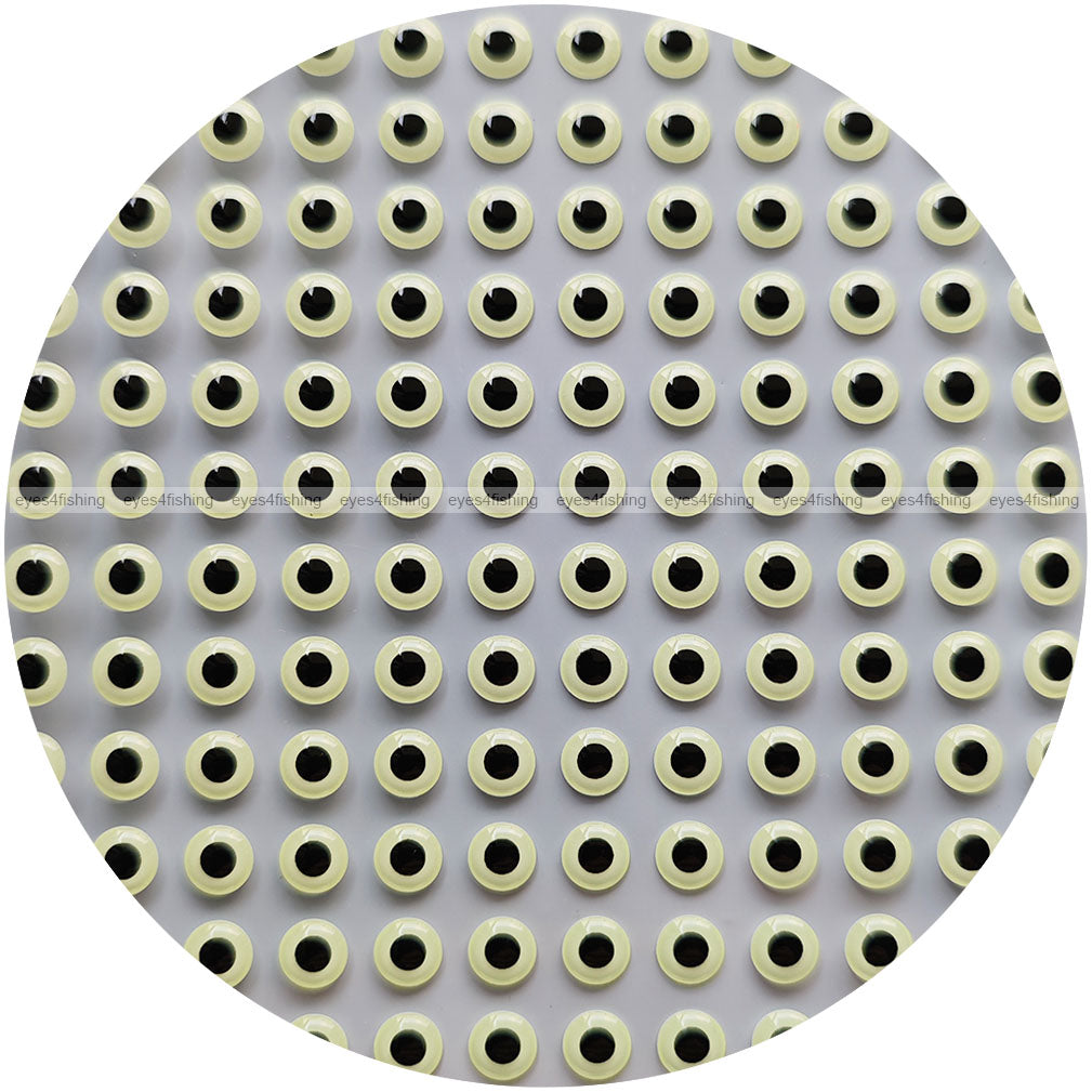 3D Glow.In.Dark / 3D Soft Molded Fish Eyes, Fly Tying, Jig, Lure Making, 3mm 4mm 5mm 6mm 7mm 8mm 9mm glow in dark