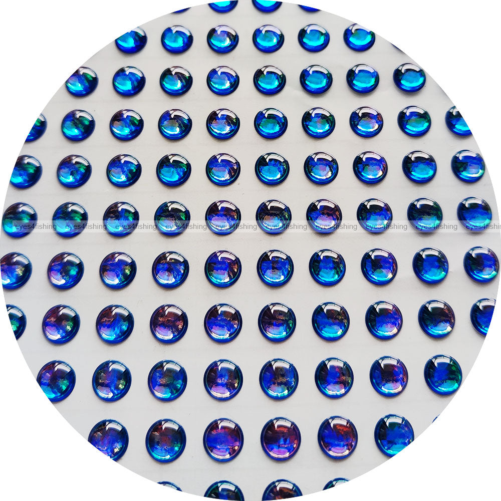 3D Iridescent #4 / 600pcs 3D Holographic Fish Eyes, Fly Tying, Jig, Lure Making, 3mm 4mm 5mm 6mm 7mm 8mm 9mm