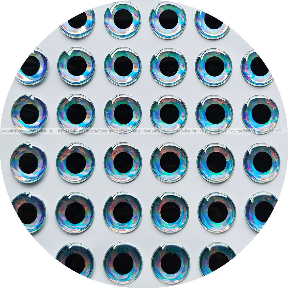 3D Super.Pearl (>=10mm) / 3D Soft Molded Holographic Fish Eyes, Fly Tying, Jig, Lure Making, 10mm 11mm 12mm 13mm 14mm 15mm 18mm 20mm 25mm super pearl