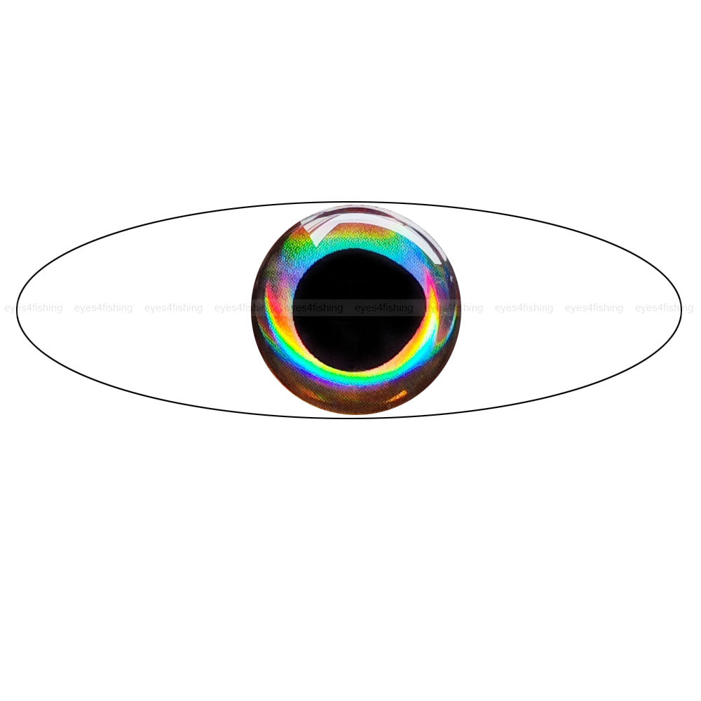 3D Real.Cold (3mm-9mm) / Soft Molded 3D Holographic Fish Eyes, Fly Tying, Jig, Lure Making, 3mm 4mm 5mm 6mm 7mm 8mm 9mm real cold