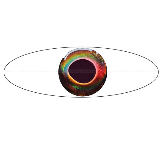 3D Real.Dark (3mm-9mm) / Soft Molded 3D Holographic Fish Eyes, Fly Tying, Jig, Lure Making, 3mm 4mm 5mm 6mm 7mm 8mm 9mm real dark