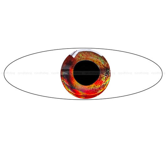3D Real.Hot (3mm-9mm) / Soft Molded 3D Holographic Fish Eyes, Fly Tying, Jig, Lure Making, 3mm 4mm 5mm 6mm 7mm 8mm 9mm real hot
