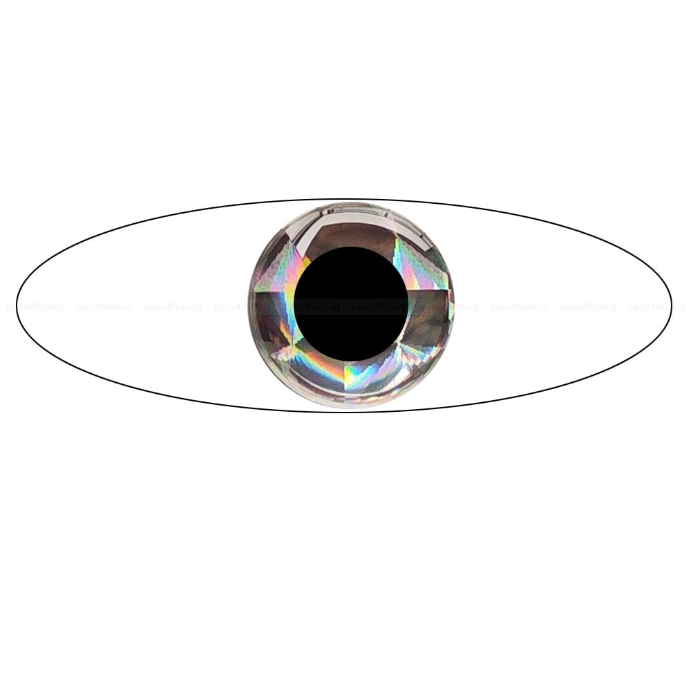 3D Silver (2mm - 9mm) / 1000pcs Soft Molded 3D Holographic Fish Eyes, Fly Tying, Jig, Lure Making, 2mm 2.5mm 3mm 3.5mm 4mm 4.5mm 5mm 5.5mm 6mm 6.5mm 7mm 7.5mm 8mm 9mm