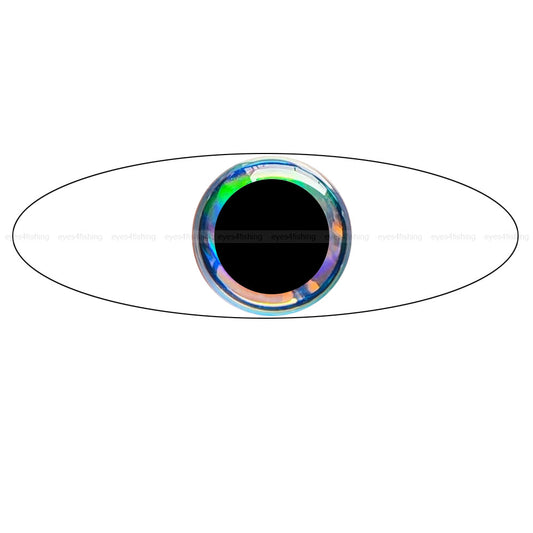 3D Super.Pearl (big pupil) / Soft Molded Holographic Fish Eyes, Fly Tying, Jig, Lure Making, 6mm, 8mm, super pearl