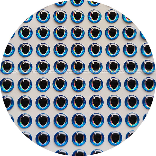 3D Blue.Pearl / 600pcs Soft Molded 3D Holographic Fish Eyes, Fly Tying, Jig, Lure Making, 3mm 4mm 5mm 6mm 7mm 8mm 9mm