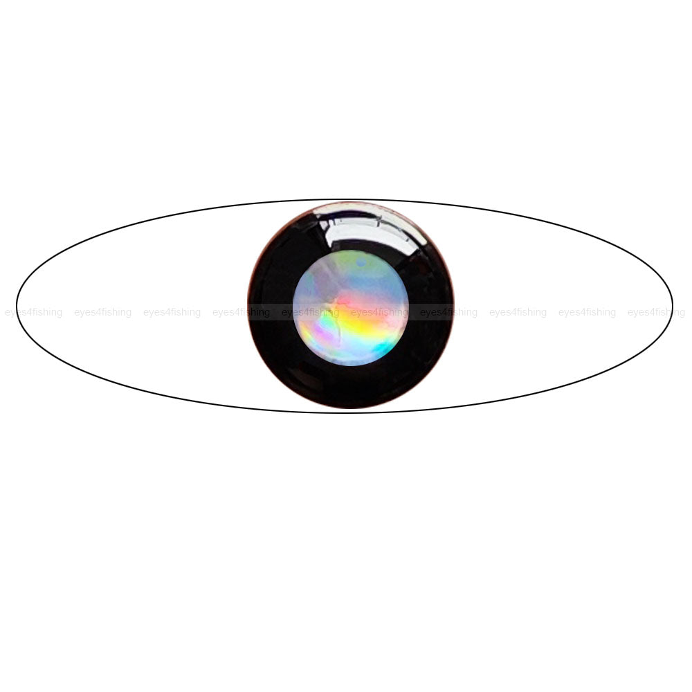 3D Black.Circle.Silver.Pupil / 600pcs Soft Molded 3D Holographic Fish Eyes, Fly Tying, Jig, Lure Making, 3mm 4mm 5mm 6mm 7mm 8mm