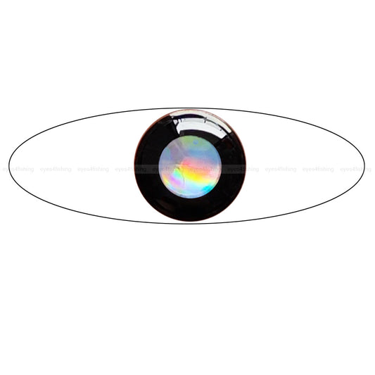 3D Black.Circle.Silver.Pupil / 600pcs Soft Molded 3D Holographic Fish Eyes, Fly Tying, Jig, Lure Making, 3mm 4mm 5mm 6mm 7mm 8mm