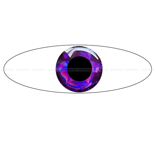 3D Purple / 600pcs Soft Molded Holographic Fish Eyes, Fly Tying, Jig, Lure Making, 3mm 4mm 5mm 6mm 7mm 8mm 9mm