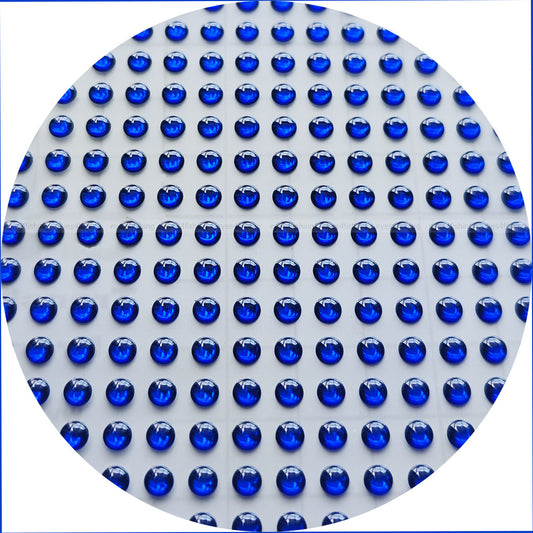 4mm 3D Solid Blue / 800 Soft Molded Holographic 3D Fish Eyes, Fly Tying, Jig, Lure Making